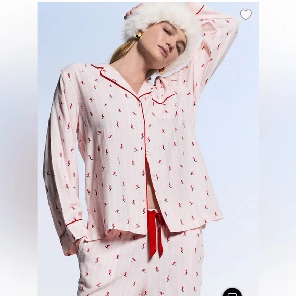 Victoria’s Secret Flannel Pajama Set - Picture 2 of 9